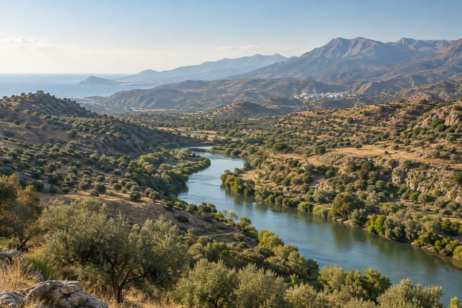 Andalusische Landschaften – AI-Symbolbild