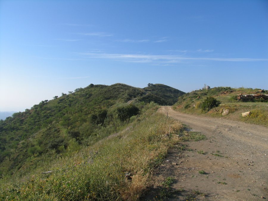 Landschaft der Montes de Málaga