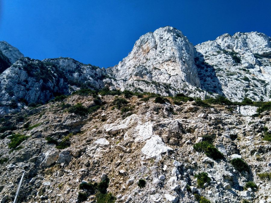 Rock of Gibraltar at Catalan Bay