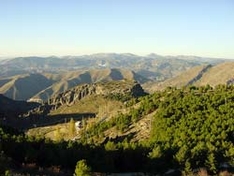 Bergkette in Andalusien