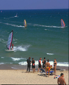 surfer in andalusien