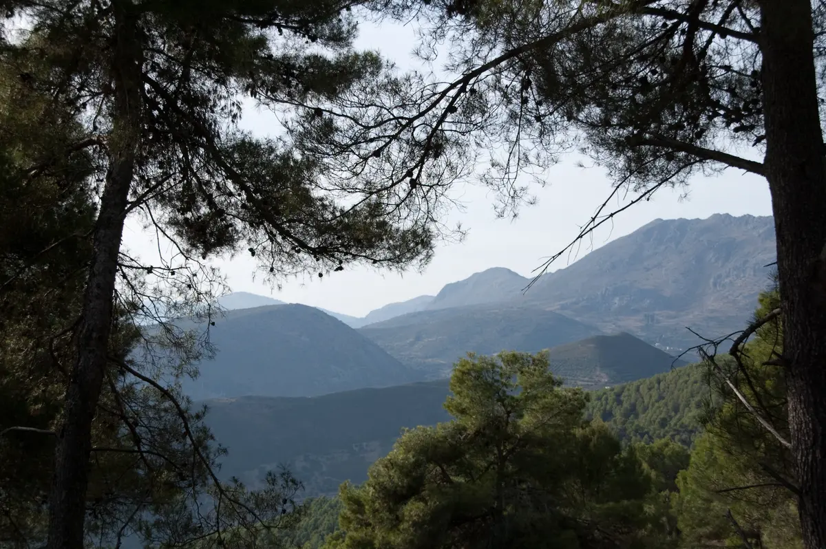 Bergkette in Andalusien